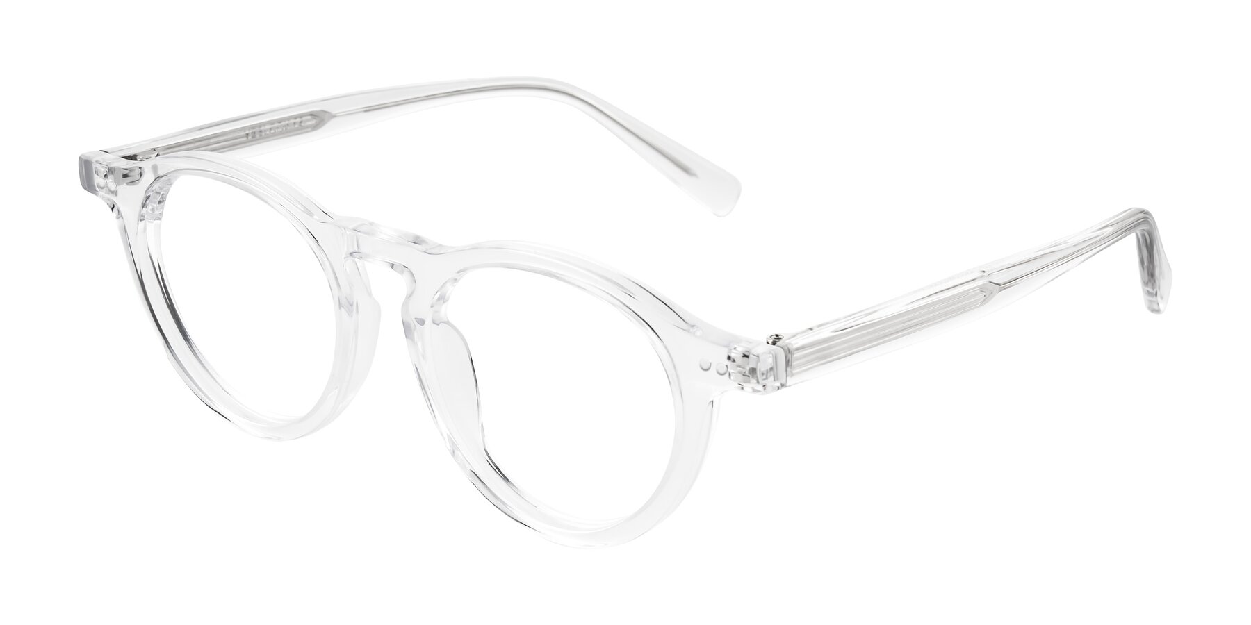 Angle of Herzog in Clear with Clear Eyeglass Lenses