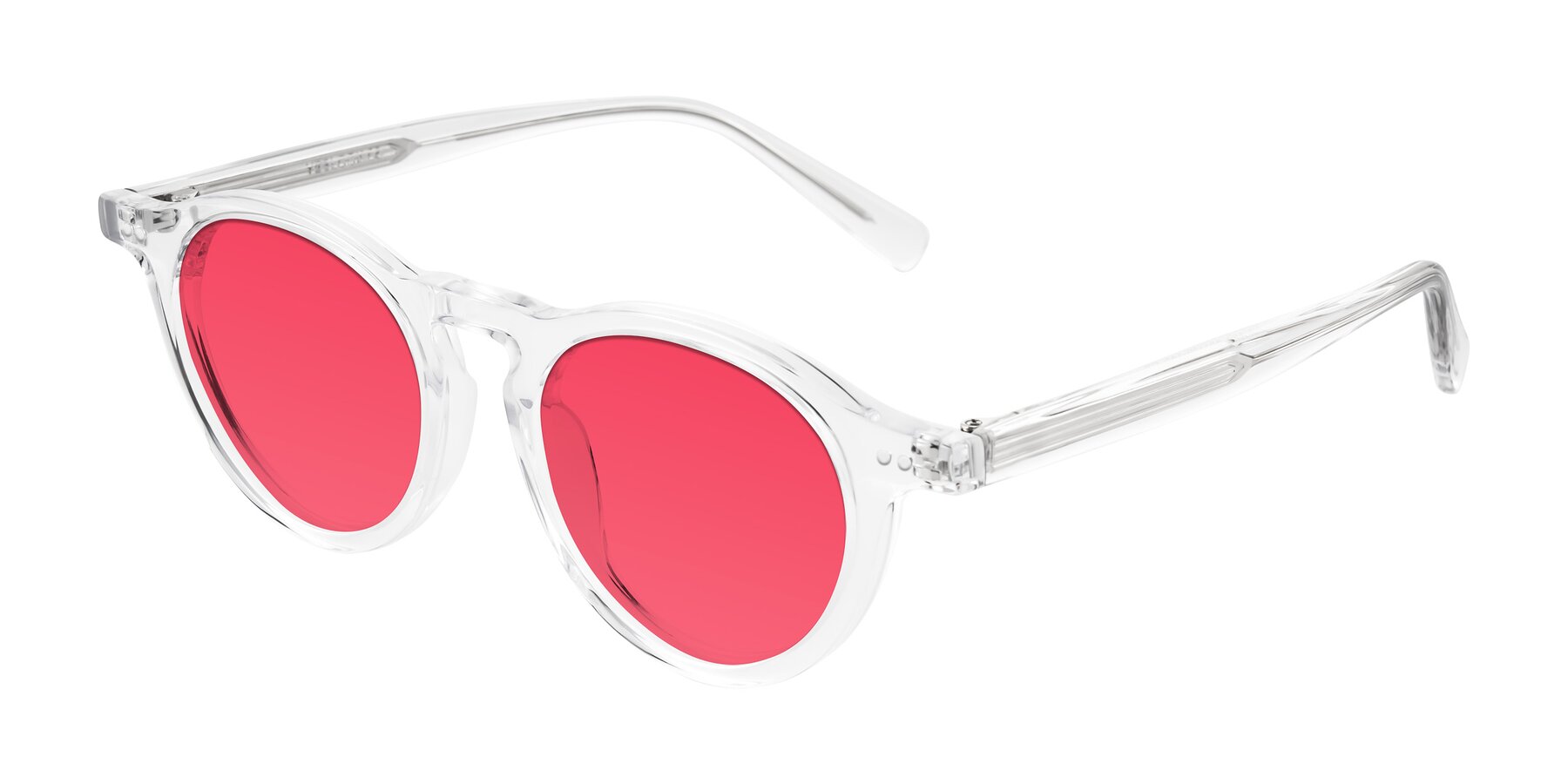 Angle of Herzog in Clear with Red Tinted Lenses