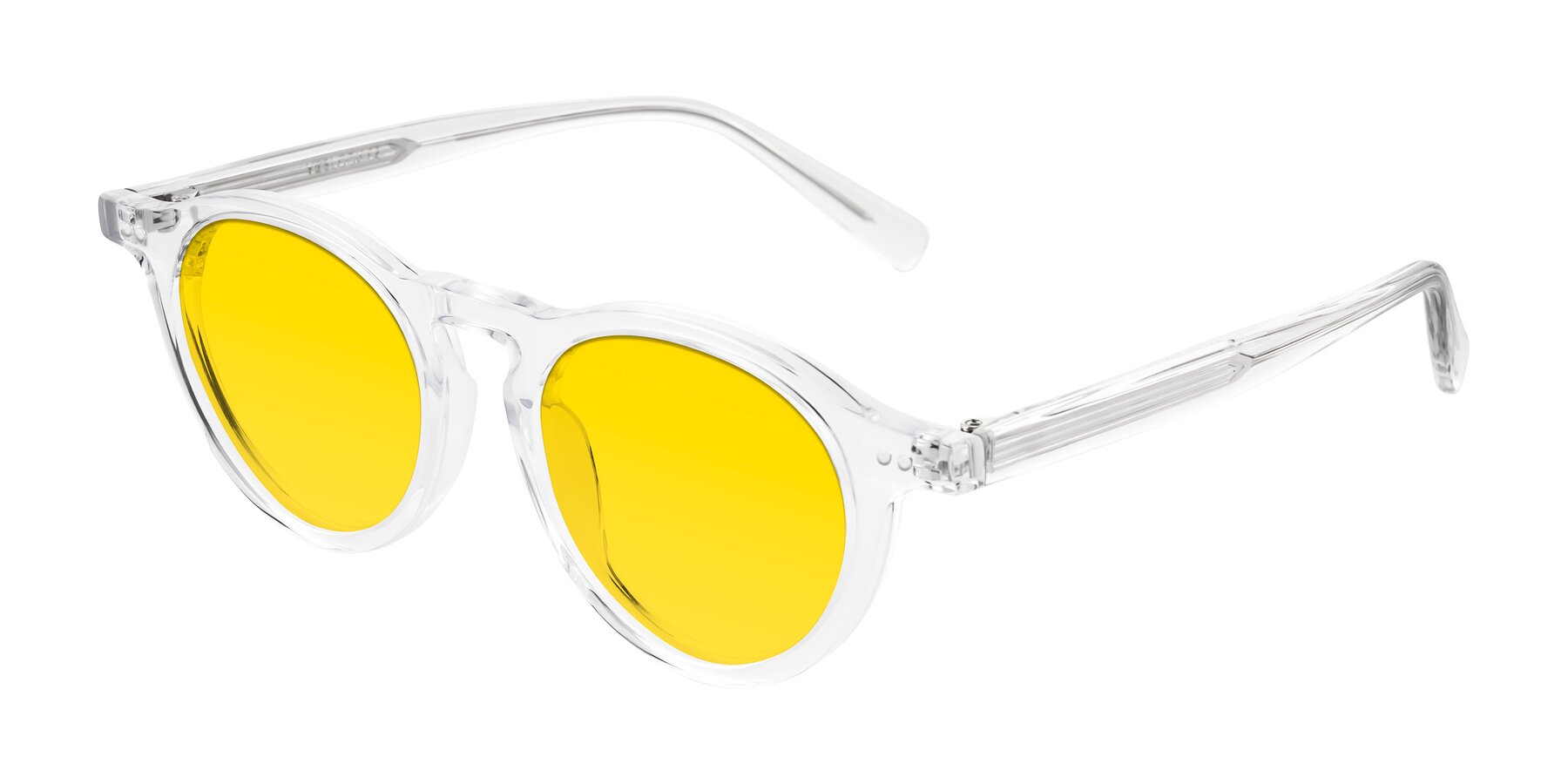 Angle of Herzog in Clear with Yellow Tinted Lenses