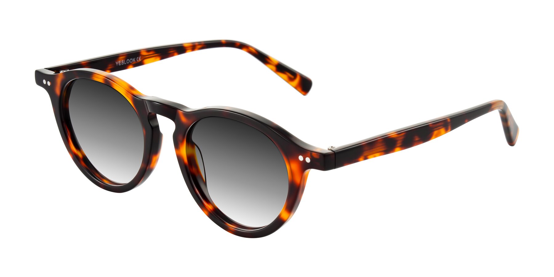 Angle of Herzog in Tortoise with Gray Gradient Lenses