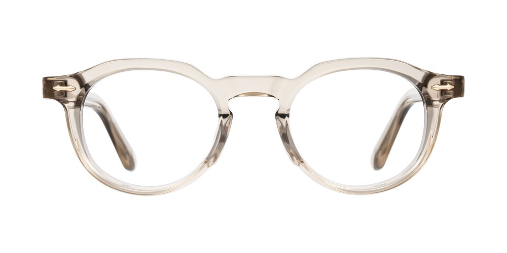 Lachard - Transparent Brown Eyeglasses
