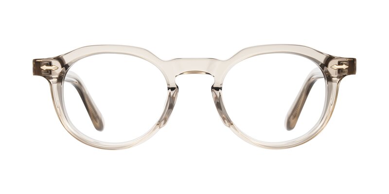 Lachard - Transparent Brown Eyeglasses