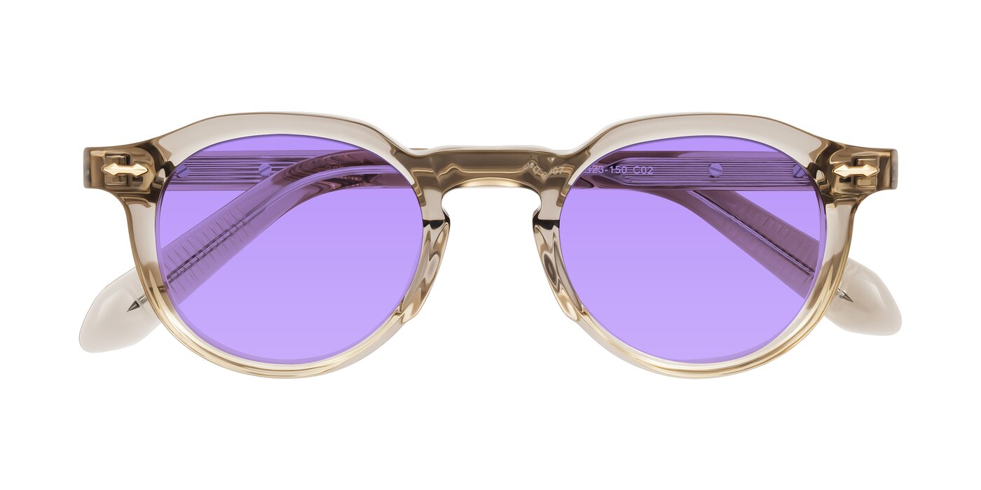 Lachard - Transparent Brown Tinted Sunglasses