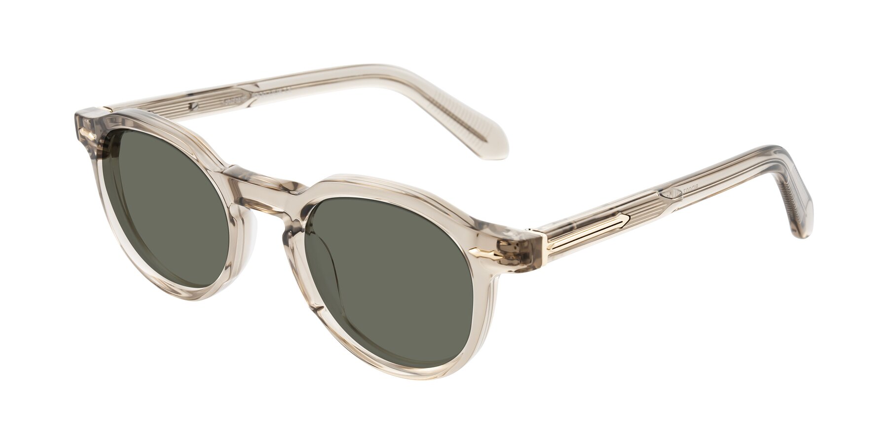 Angle of Lachard in Transparent Brown with Gray Polarized Lenses