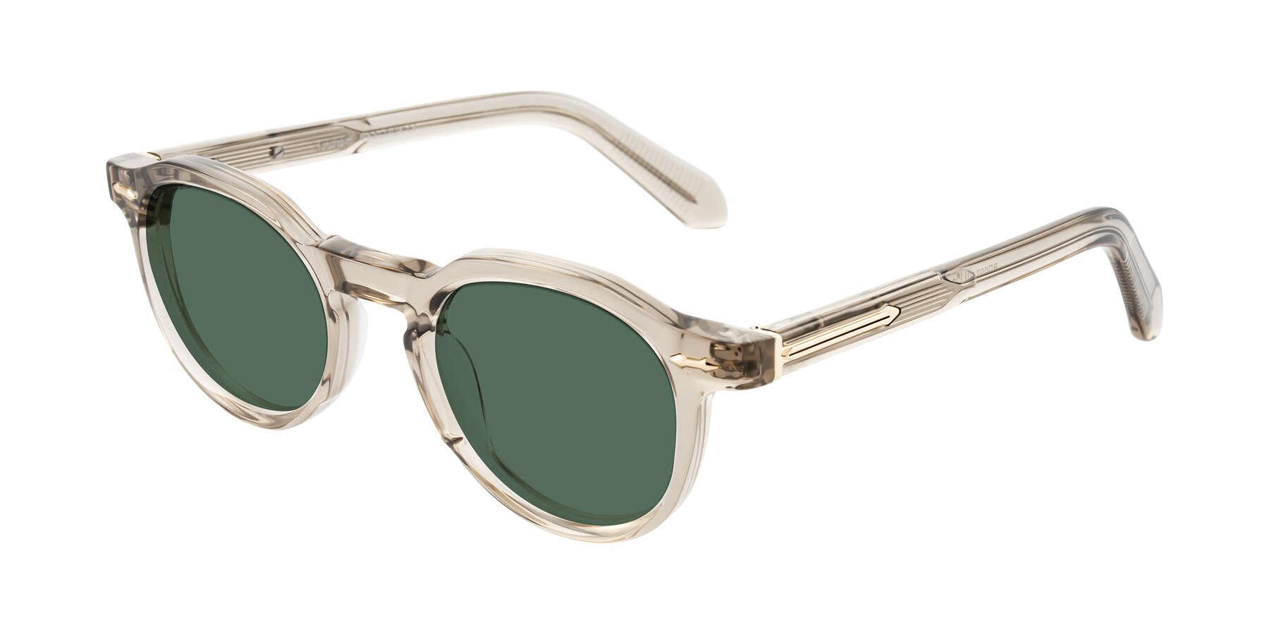 Angle of Lachard in Transparent Brown with Green Polarized Lenses