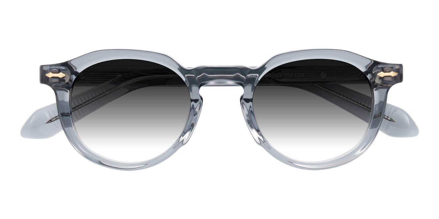 Lachard - Crystal Dusty Blue Gradient Sunglasses