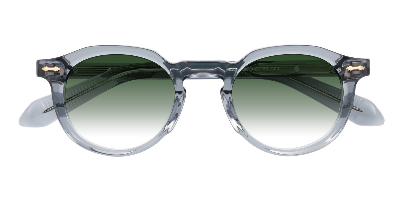 Lachard - Crystal Dusty Blue Gradient Sunglasses
