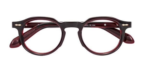 Front of Lachard in Dark Cherry