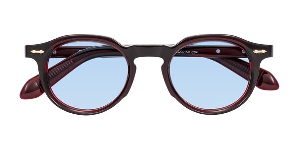 Front of Lachard in Dark Cherry