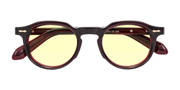 Front of Lachard in Dark Cherry