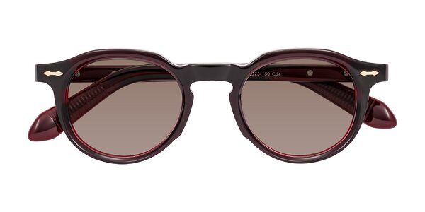 Front of Lachard in Dark Cherry