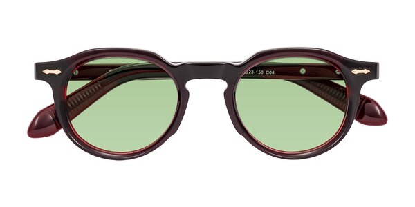 Front of Lachard in Dark Cherry