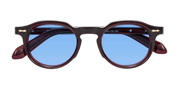 Front of Lachard in Dark Cherry