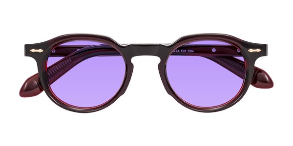 Front of Lachard in Dark Cherry