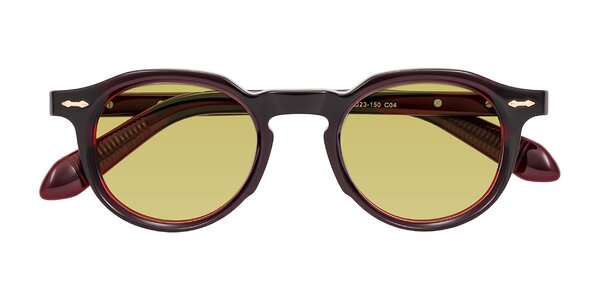 Front of Lachard in Dark Cherry