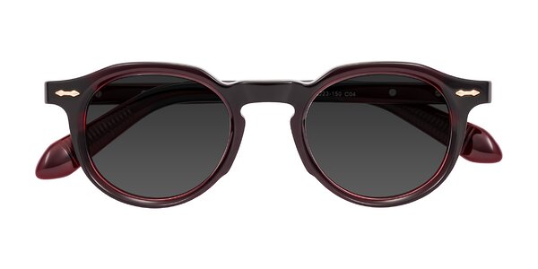 Front of Lachard in Dark Cherry
