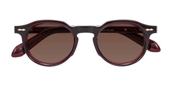 Front of Lachard in Dark Cherry