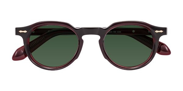 Front of Lachard in Dark Cherry