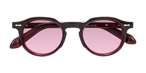 Front of Lachard in Dark Cherry