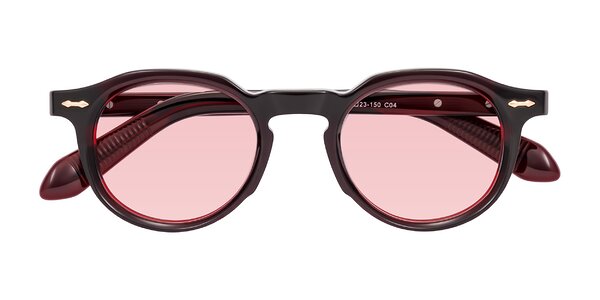 Front of Lachard in Dark Cherry