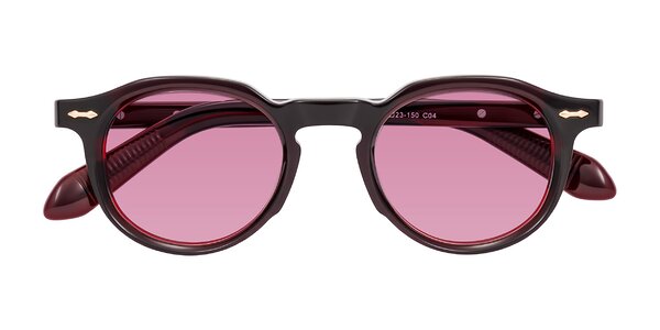 Front of Lachard in Dark Cherry