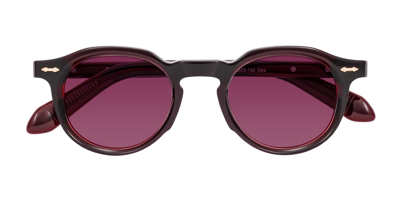 Lachard - Dark Cherry Tinted Sunglasses