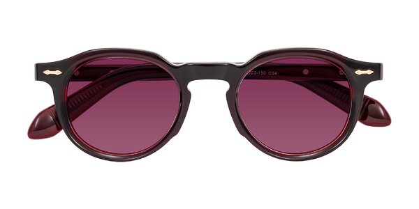 Front of Lachard in Dark Cherry