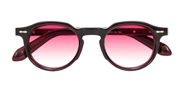 Front of Lachard in Dark Cherry