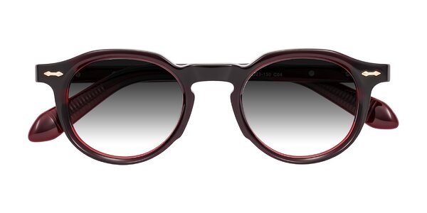 Front of Lachard in Dark Cherry