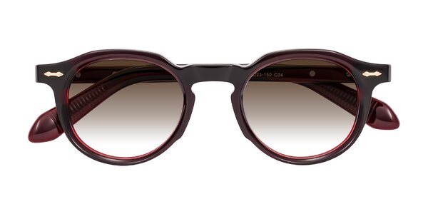 Front of Lachard in Dark Cherry