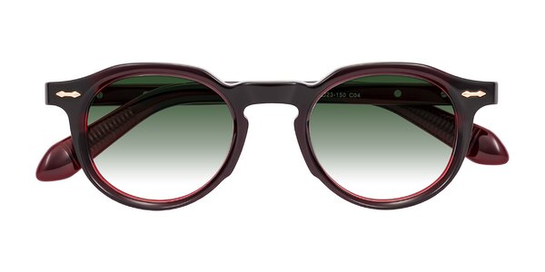 Front of Lachard in Dark Cherry