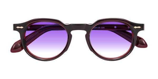 Front of Lachard in Dark Cherry