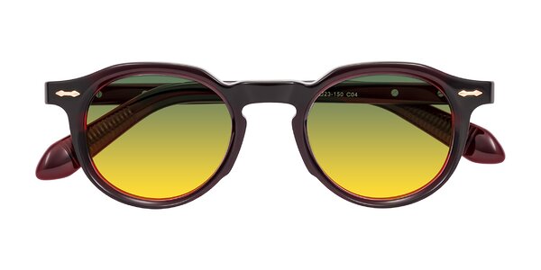 Front of Lachard in Dark Cherry