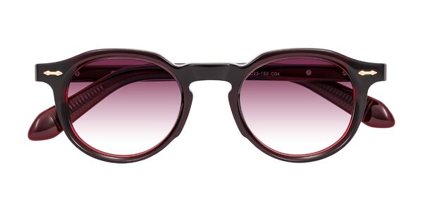 Front of Lachard in Dark Cherry