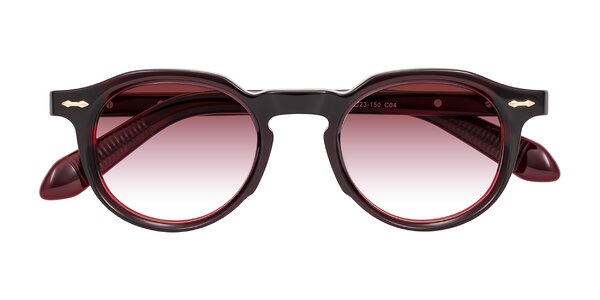 Front of Lachard in Dark Cherry