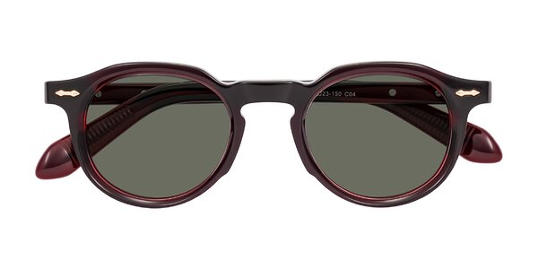 Front of Lachard in Dark Cherry