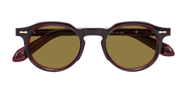 Front of Lachard in Dark Cherry