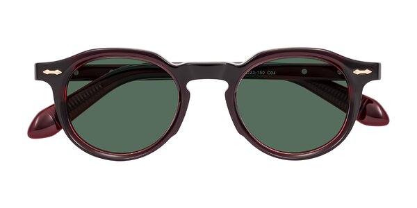 Front of Lachard in Dark Cherry