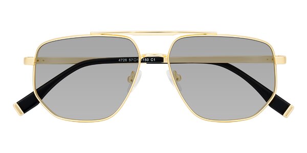 Front of Kailani in Gold/Matte Gold