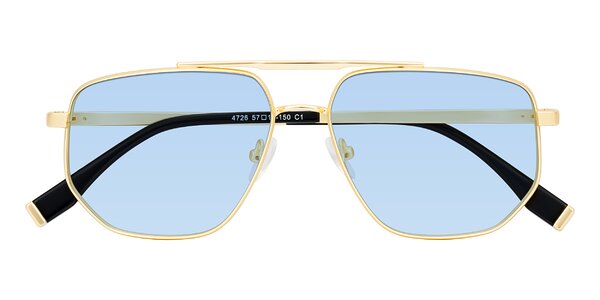 Front of Kailani in Gold/Matte Gold