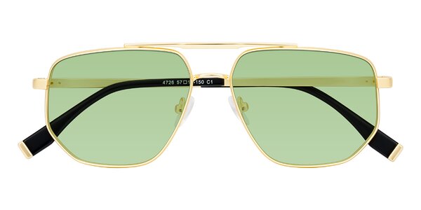 Front of Kailani in Gold/Matte Gold