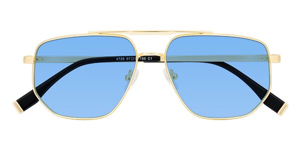 Front of Kailani in Gold/Matte Gold