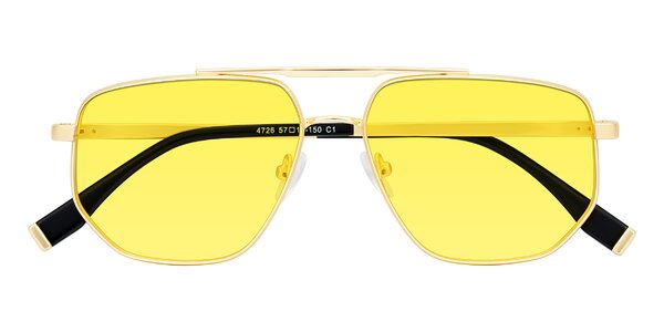 Front of Kailani in Gold/Matte Gold
