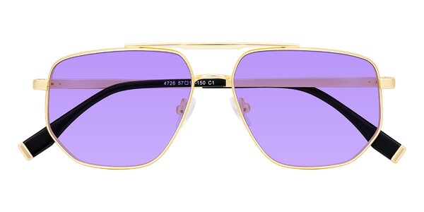 Front of Kailani in Gold/Matte Gold