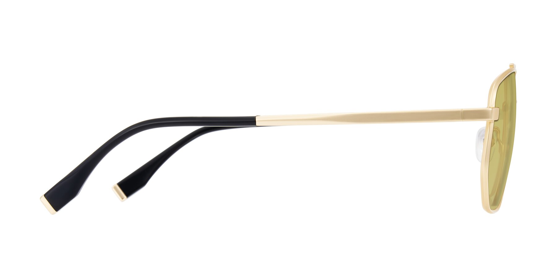 Side of Kailani in Gold/Matte Gold with Medium Champagne Tinted Lenses