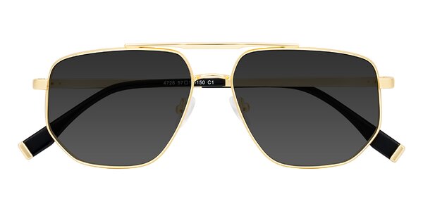 Front of Kailani in Gold/Matte Gold