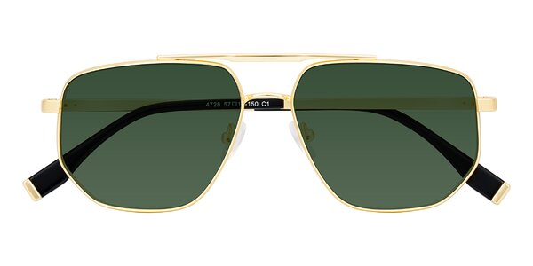 Front of Kailani in Gold/Matte Gold