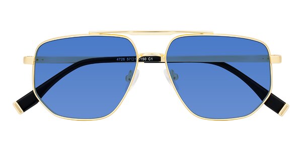 Front of Kailani in Gold/Matte Gold