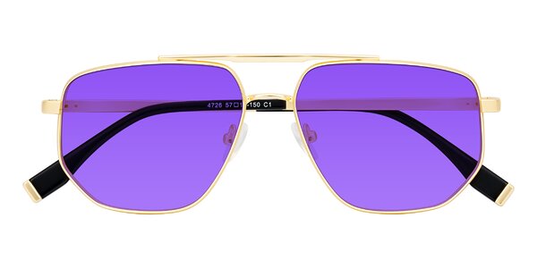Front of Kailani in Gold/Matte Gold