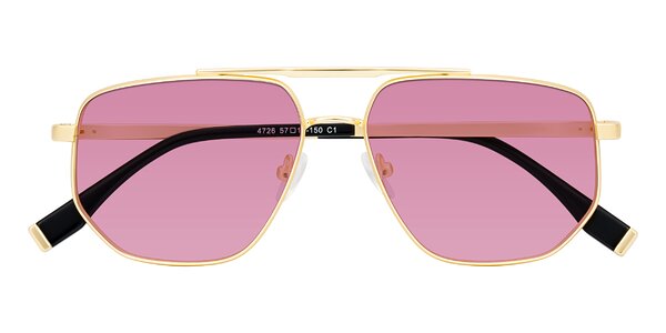 Front of Kailani in Gold/Matte Gold